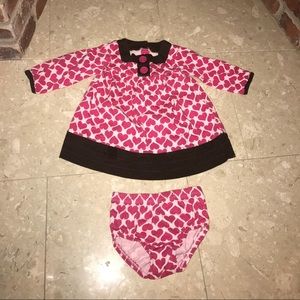 Carter's 9 months baby heart valentines dress